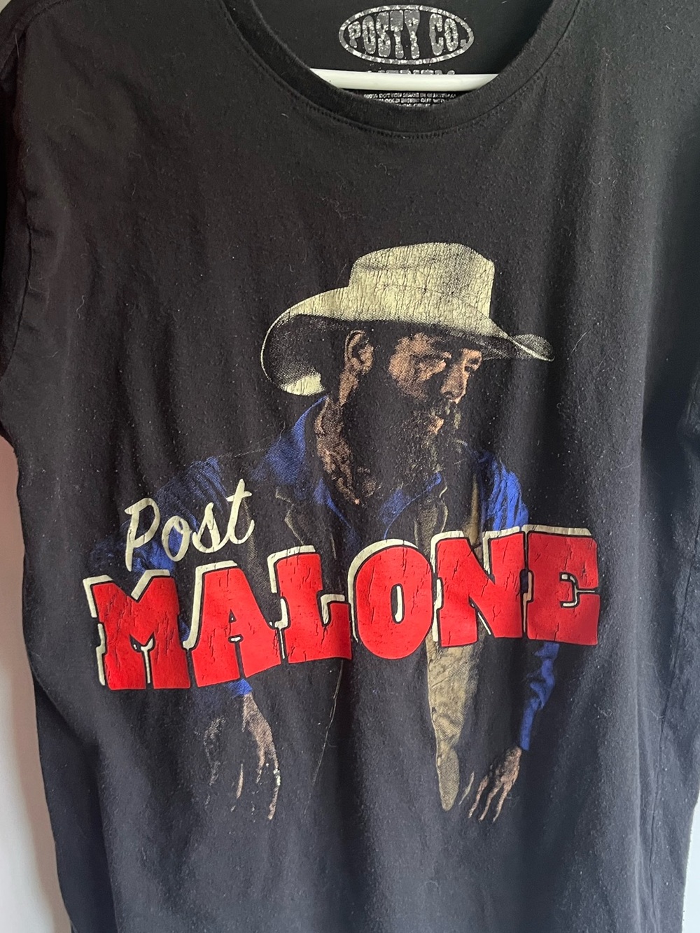 Post Malone Graphic Black  T-Shirt